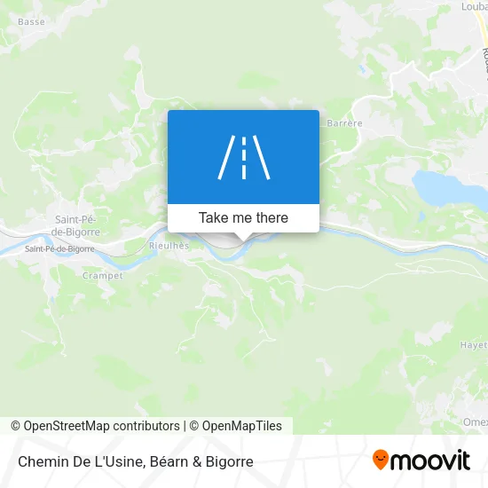 Chemin De L'Usine map