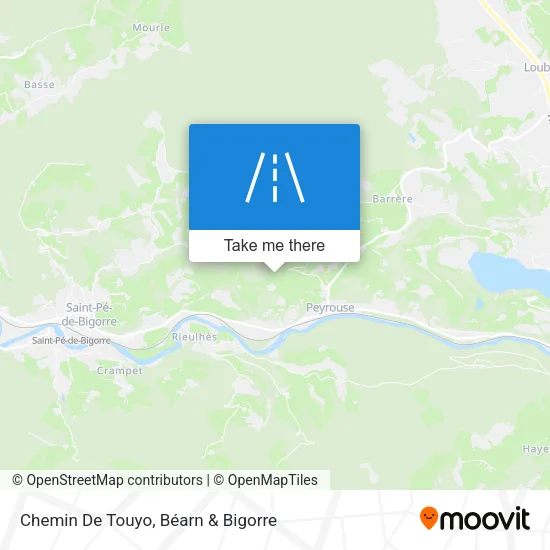 Chemin De Touyo map