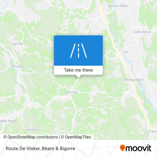 Route De Visker map
