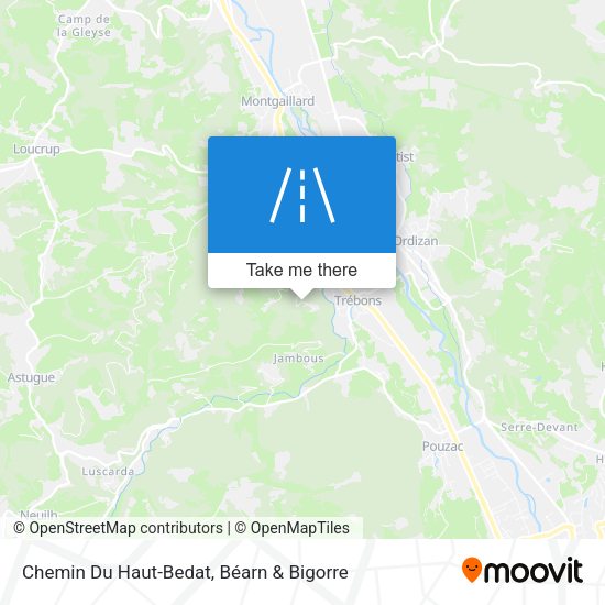 Chemin Du Haut-Bedat map