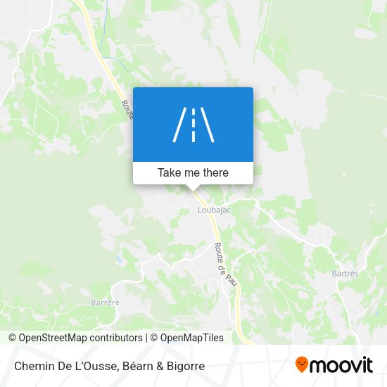 Chemin De L'Ousse map