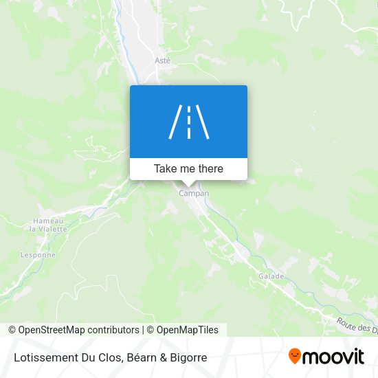 Lotissement Du Clos map