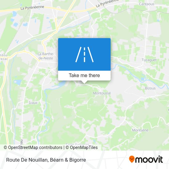 Route De Nouillan map