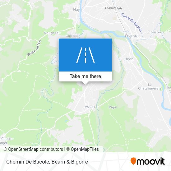 Chemin De Bacole map