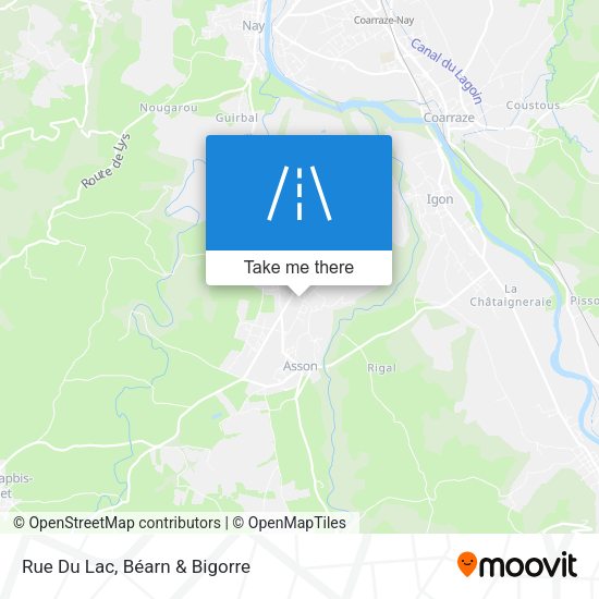 Rue Du Lac map