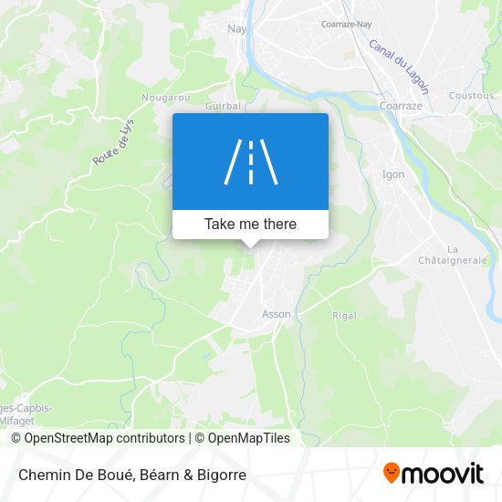Chemin De Boué map