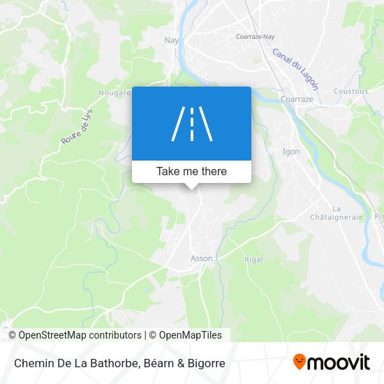 Chemin De La Bathorbe map