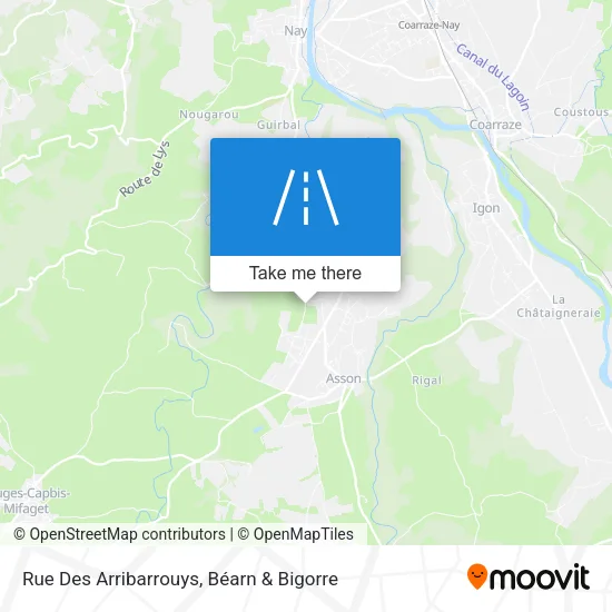 Rue Des Arribarrouys map