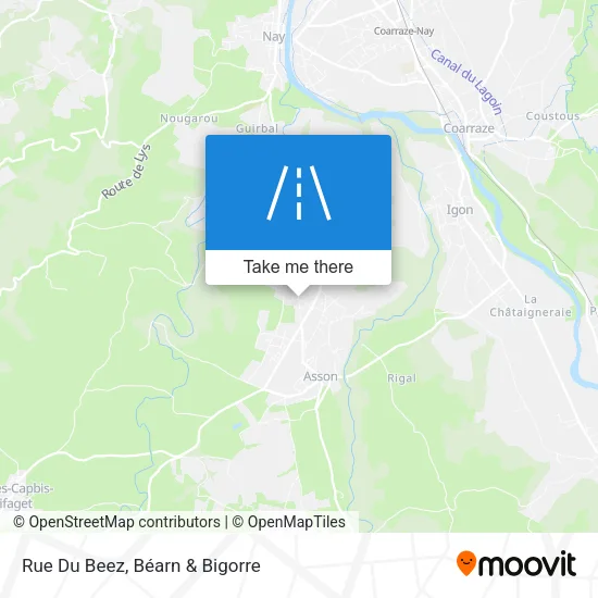 Rue Du Beez map