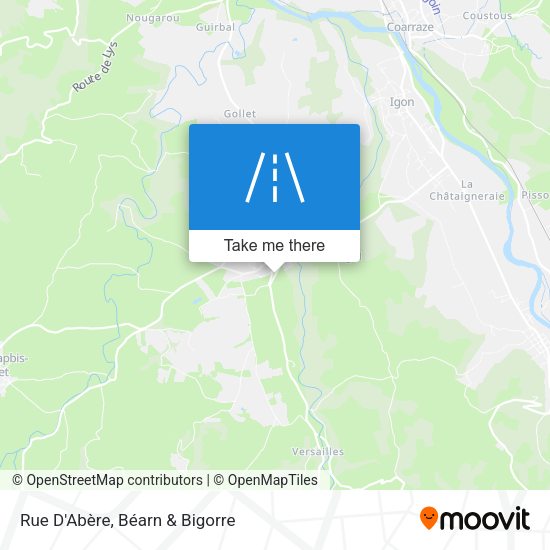 Rue D'Abère map
