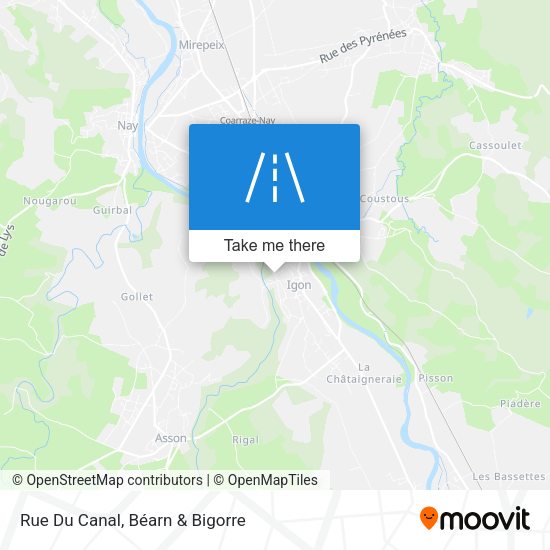 Rue Du Canal map