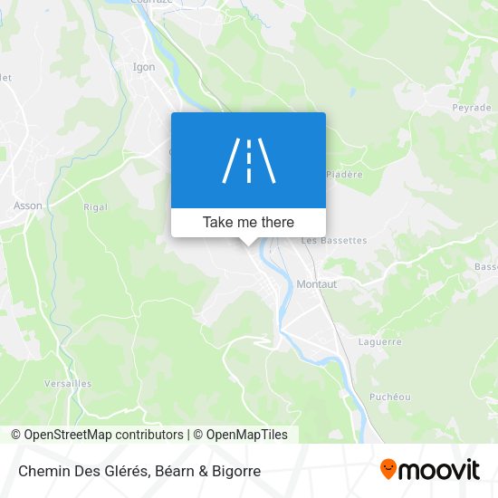Chemin Des Glérés map
