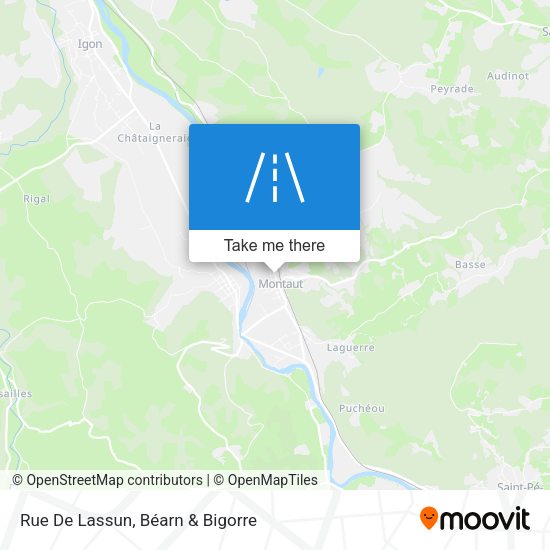 Rue De Lassun map