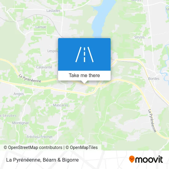 La Pyrénéenne map