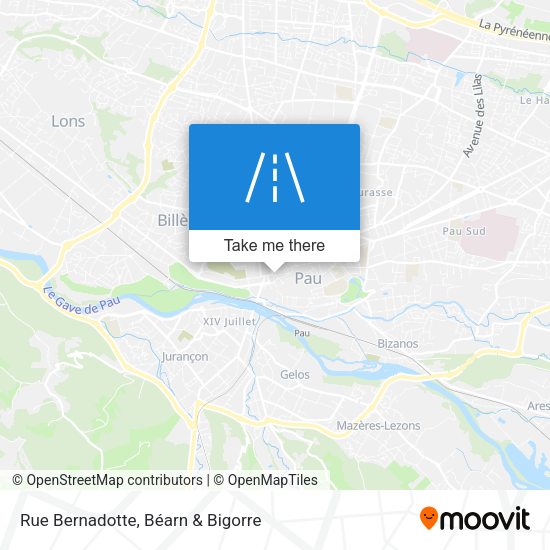Rue Bernadotte map