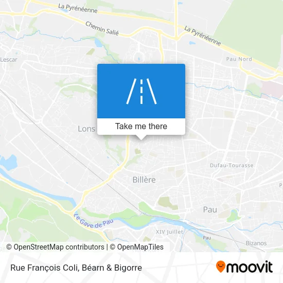 Rue François Coli map