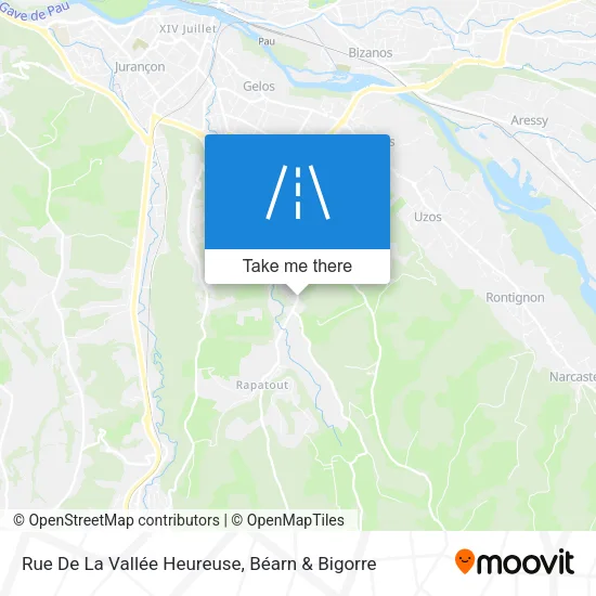 Rue De La Vallée Heureuse map