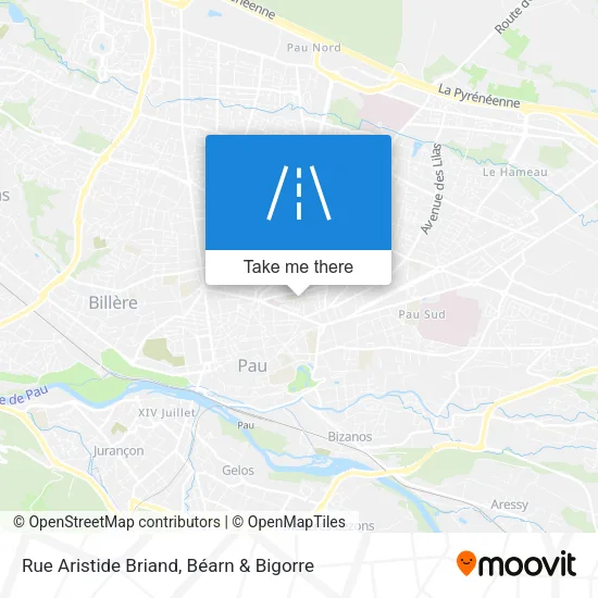 Rue Aristide Briand map