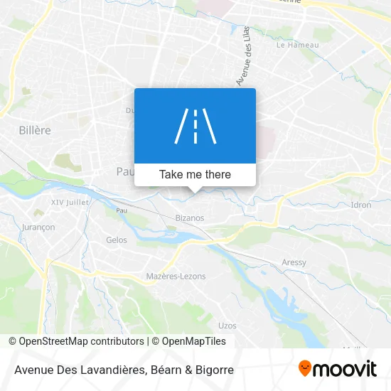 Avenue Des Lavandières map