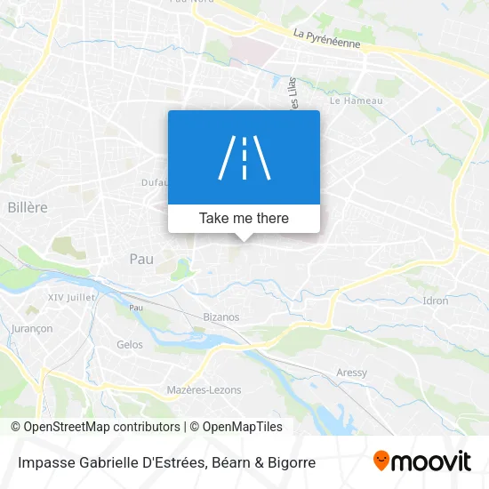 Impasse Gabrielle D'Estrées map