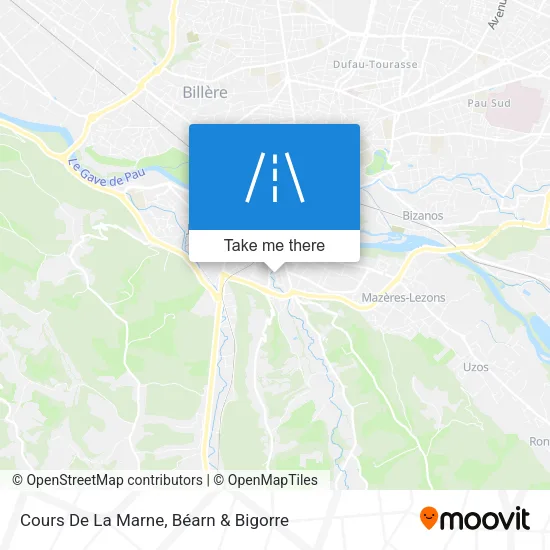 Cours De La Marne map