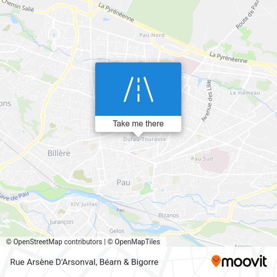 Rue Arsène D'Arsonval map