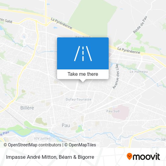 Impasse André Mitton map