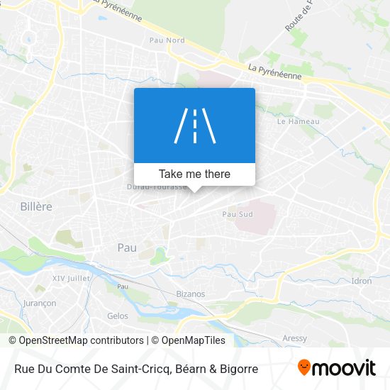 Rue Du Comte De Saint-Cricq map