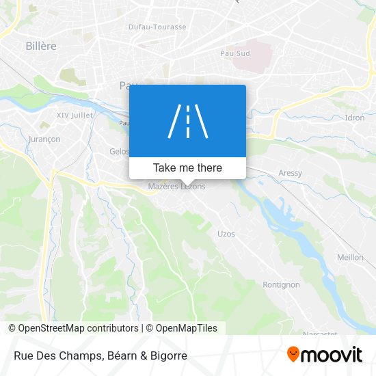 Rue Des Champs map