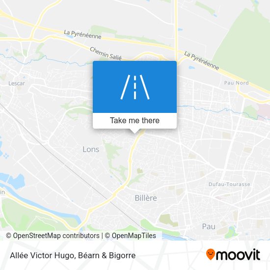 Allée Victor Hugo map