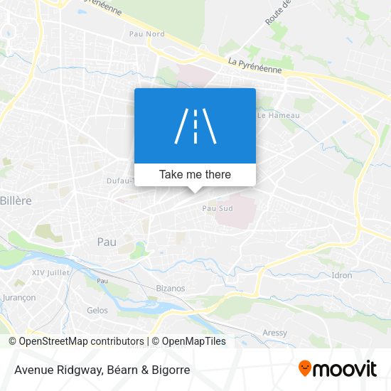 Avenue Ridgway map