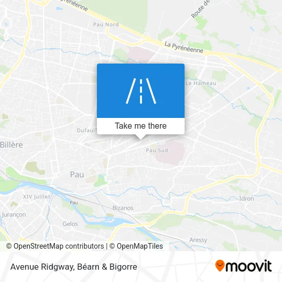 Avenue Ridgway map