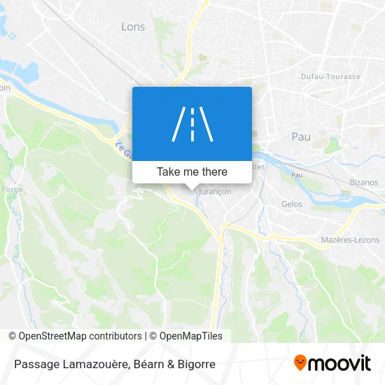 Passage Lamazouère map