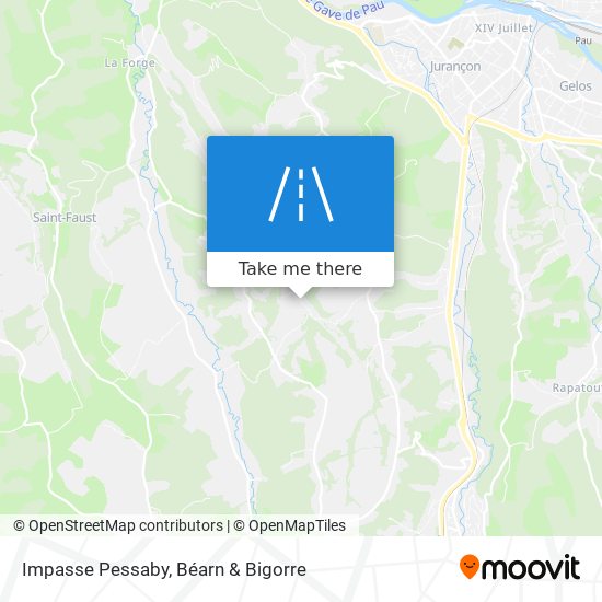 Impasse Pessaby map
