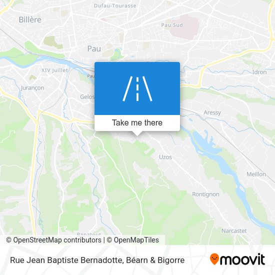 Rue Jean Baptiste Bernadotte map