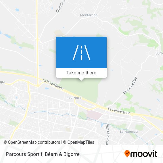 Parcours Sportif map