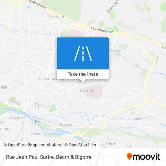 Rue Jean-Paul Sartre map