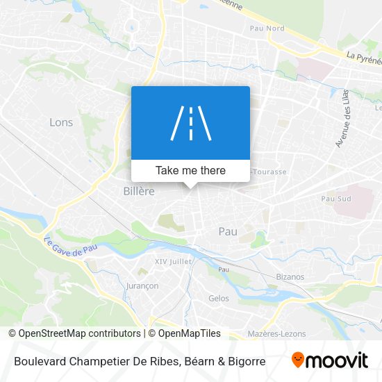 Boulevard Champetier De Ribes map
