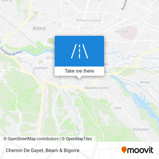 Chemin De Gayet map