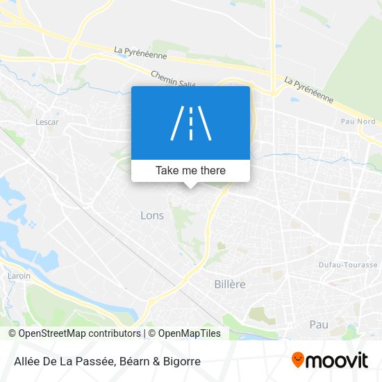 Allée De La Passée map