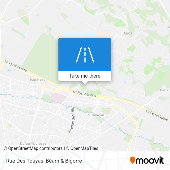 Rue Des Touyas map