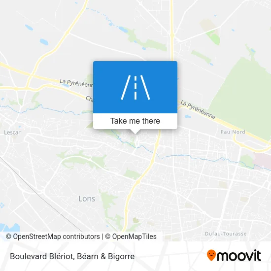 Boulevard Blériot map