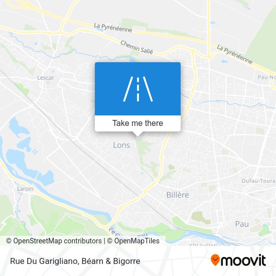 Rue Du Garigliano map