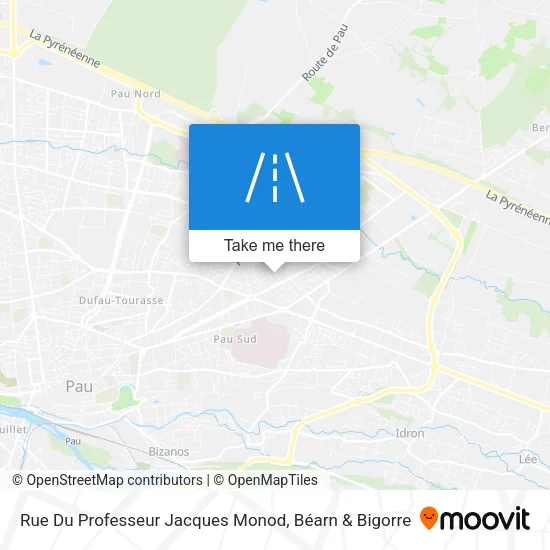 Rue Du Professeur Jacques Monod map