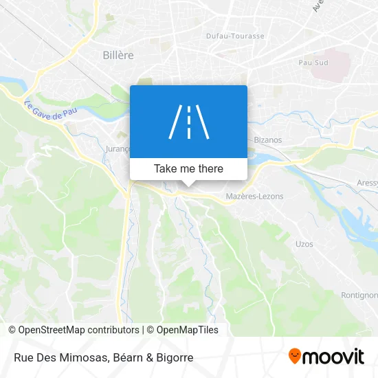 Rue Des Mimosas map