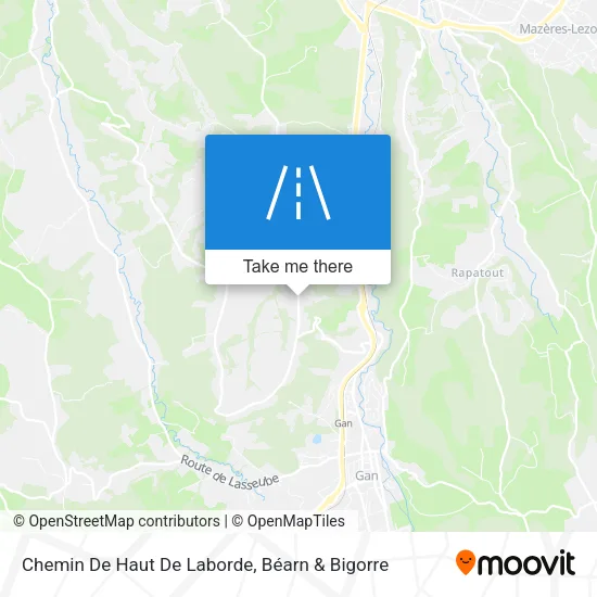 Chemin De Haut De Laborde map