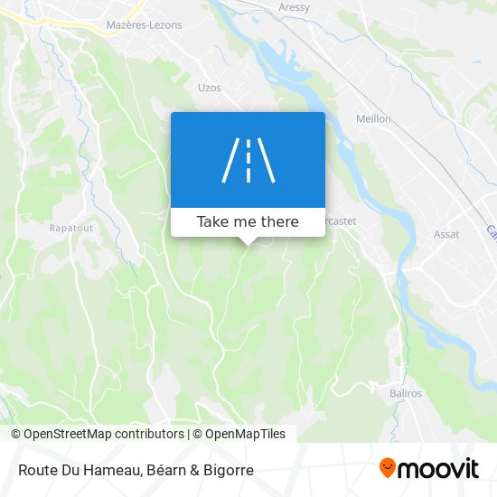 Route Du Hameau map
