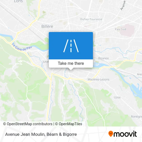 Avenue Jean Moulin map