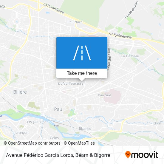 Avenue Fédérico Garcia Lorca map