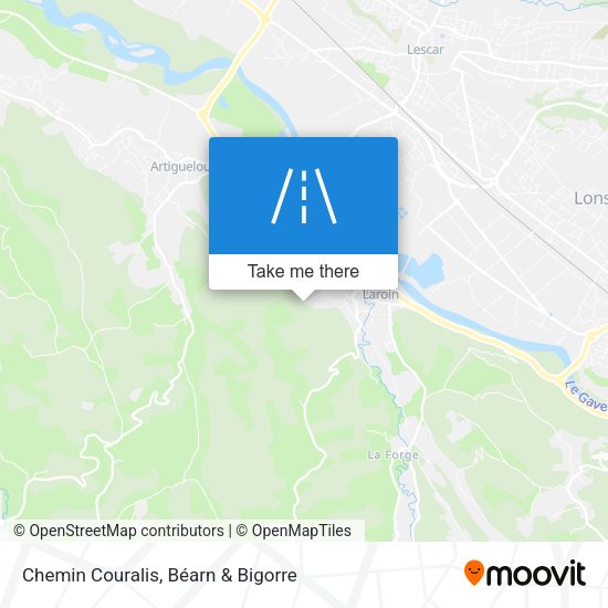 Chemin Couralis map